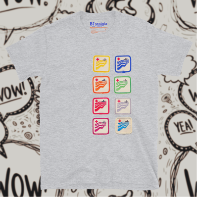 Cotton Blend Sports Grey Unisex Softstyle T-Shirt for Swim Badges