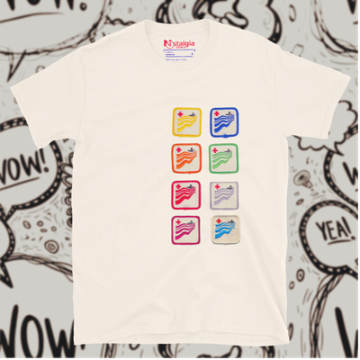 100% Cotton Natural Unisex Softstyle T-Shirt for Swim Badges