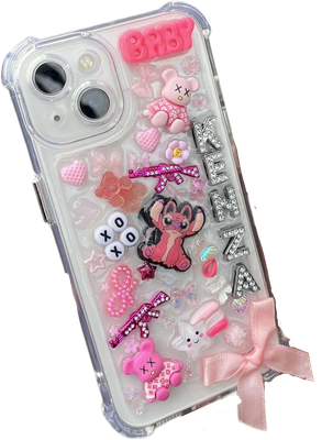 CUSTOM NAME PINK CASE