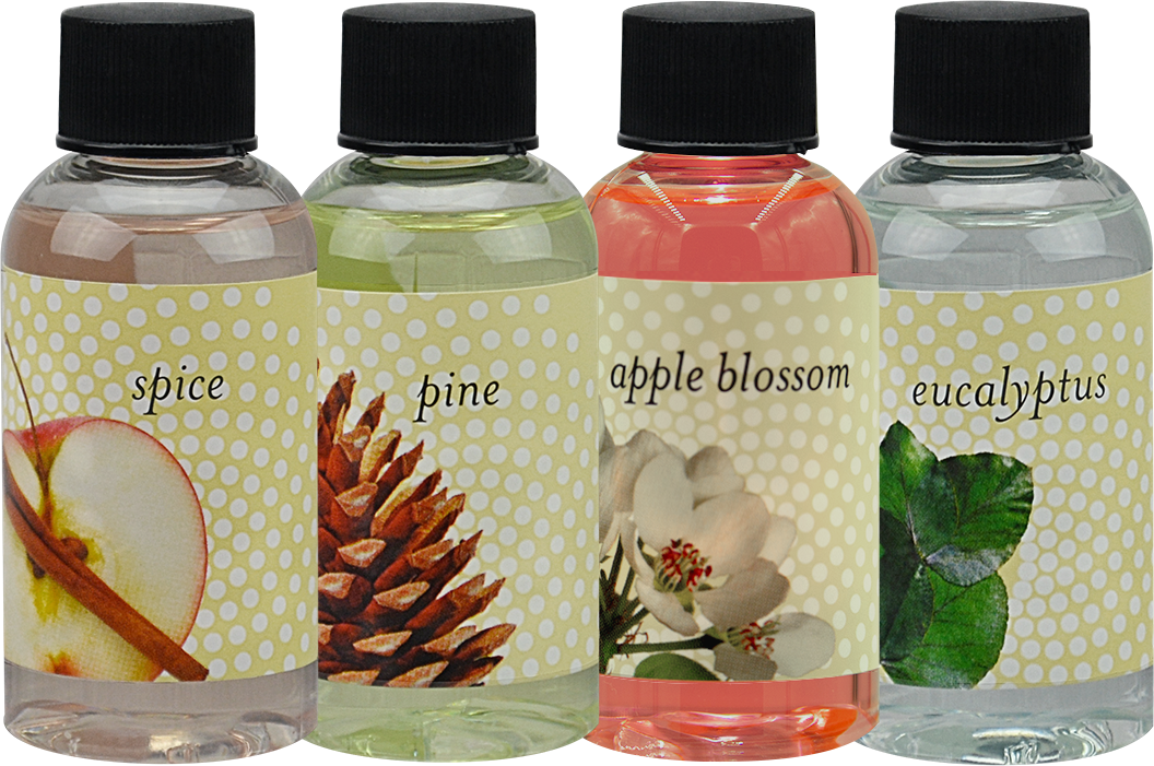 FRAGRANCE PACK ASSORTED (APPLE, EUCALYPTUS, PINE, SPICE)