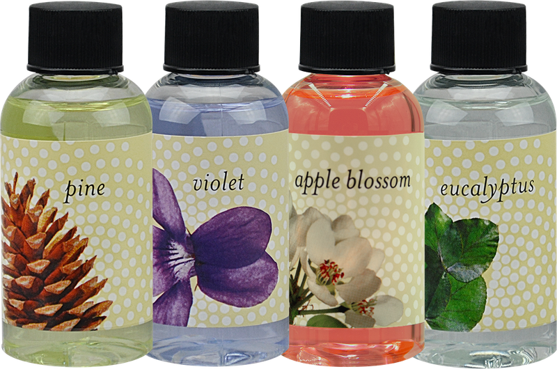FRAGRANCE PACK ASSORTED (APPLE, EUCALYPTUS, PINE, VIOLET)