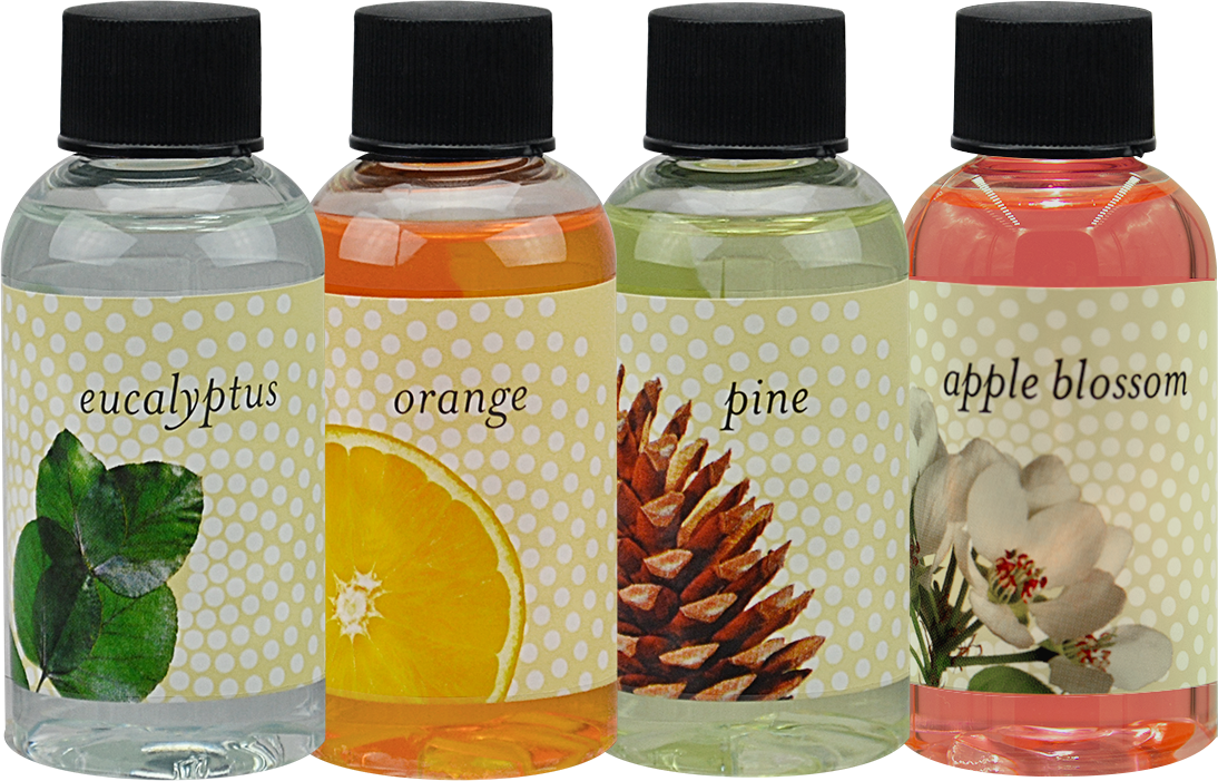 FRAGRANCE PACK ASSORTED (APPLE, EUCALYPTUS, ORANGE, PINE)