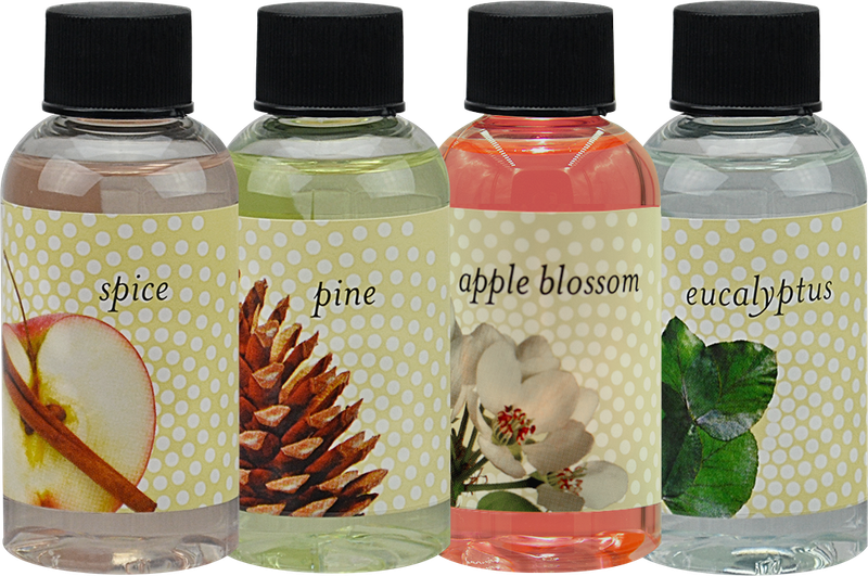 FRAGRANCE PACK ASSORTED (APPLE, EUCALYPTUS, PINE, SPICE)
