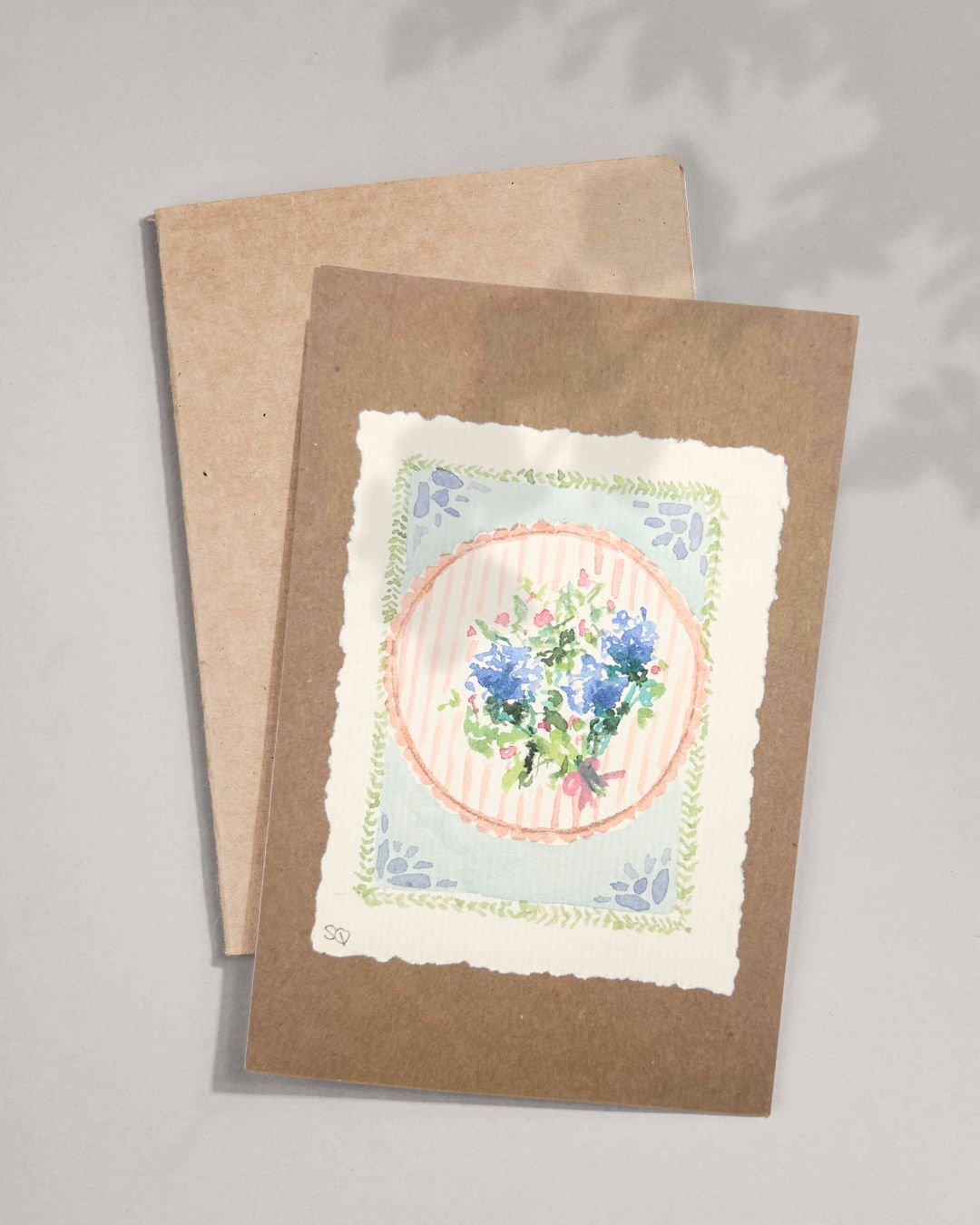 Blue Hydrangeas Bouquet