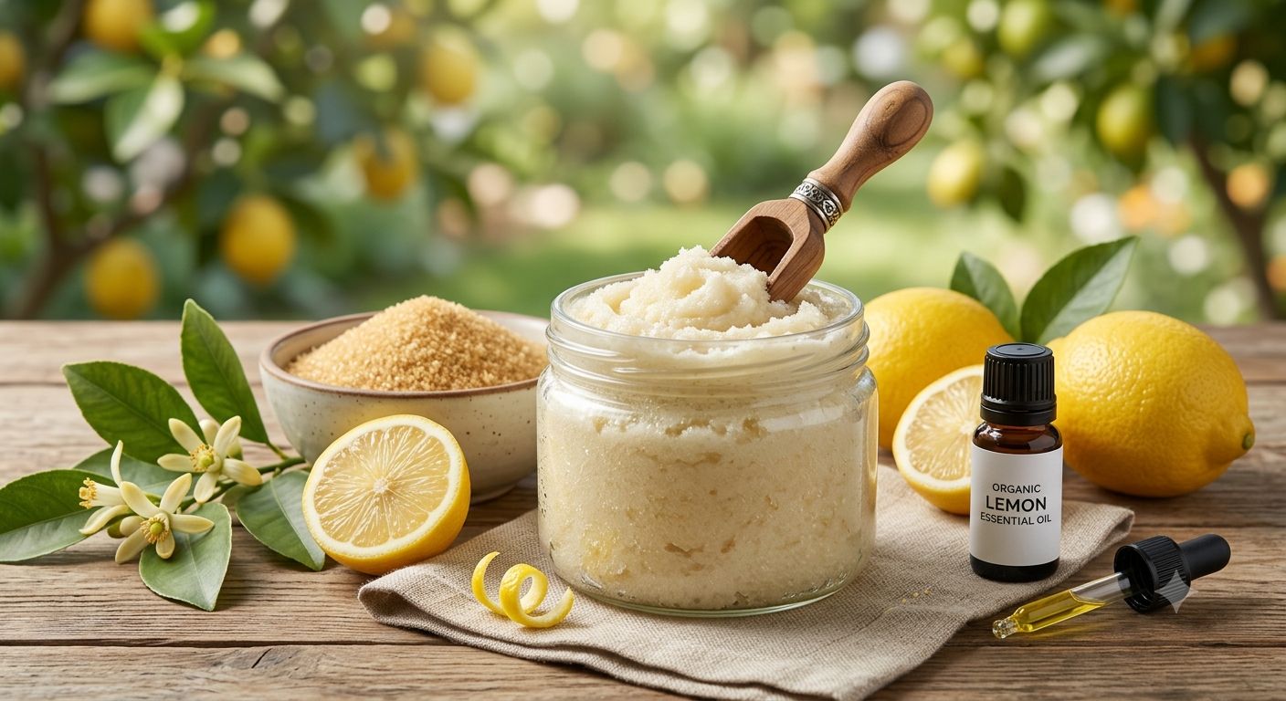 Lemon Sugar Scrub/ سنفرة الليمون