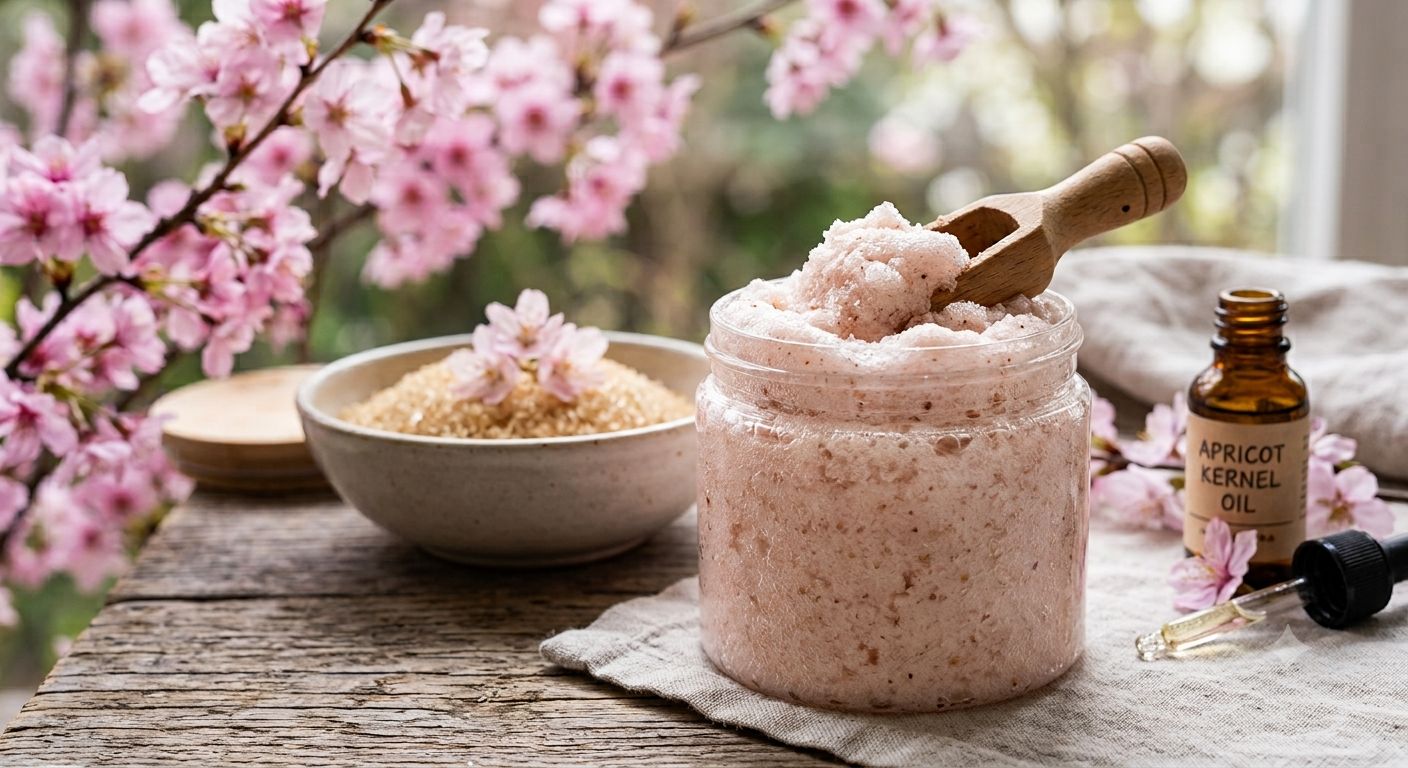 Foaming Sugar Scrub Cherry Blossom / سنفرة رغويه