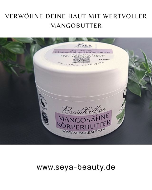 Reichhaltige Körperbutter Mangosahne- vegan