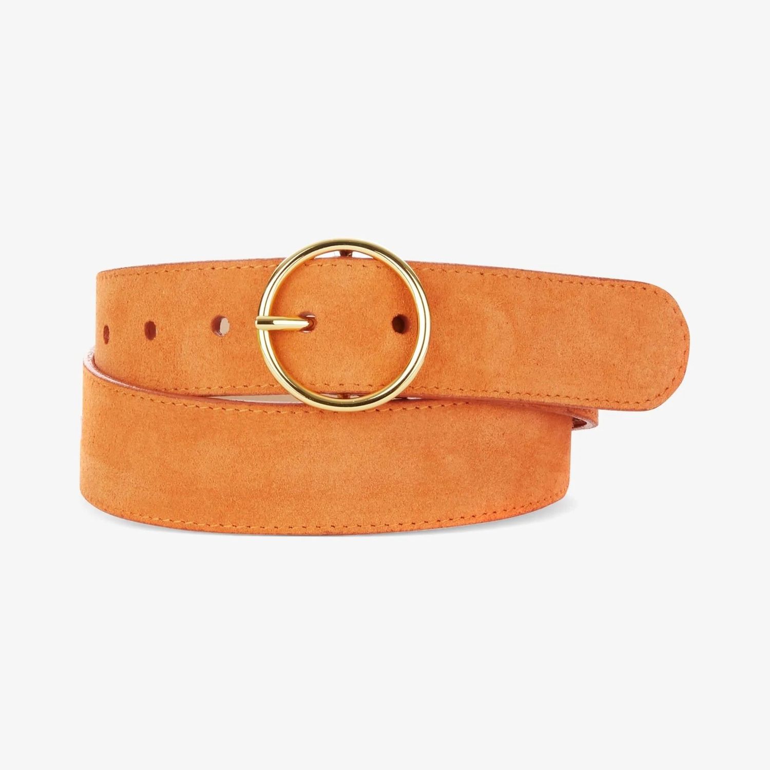 Aviva Belt, Color: Arancio Suede, Size: 28