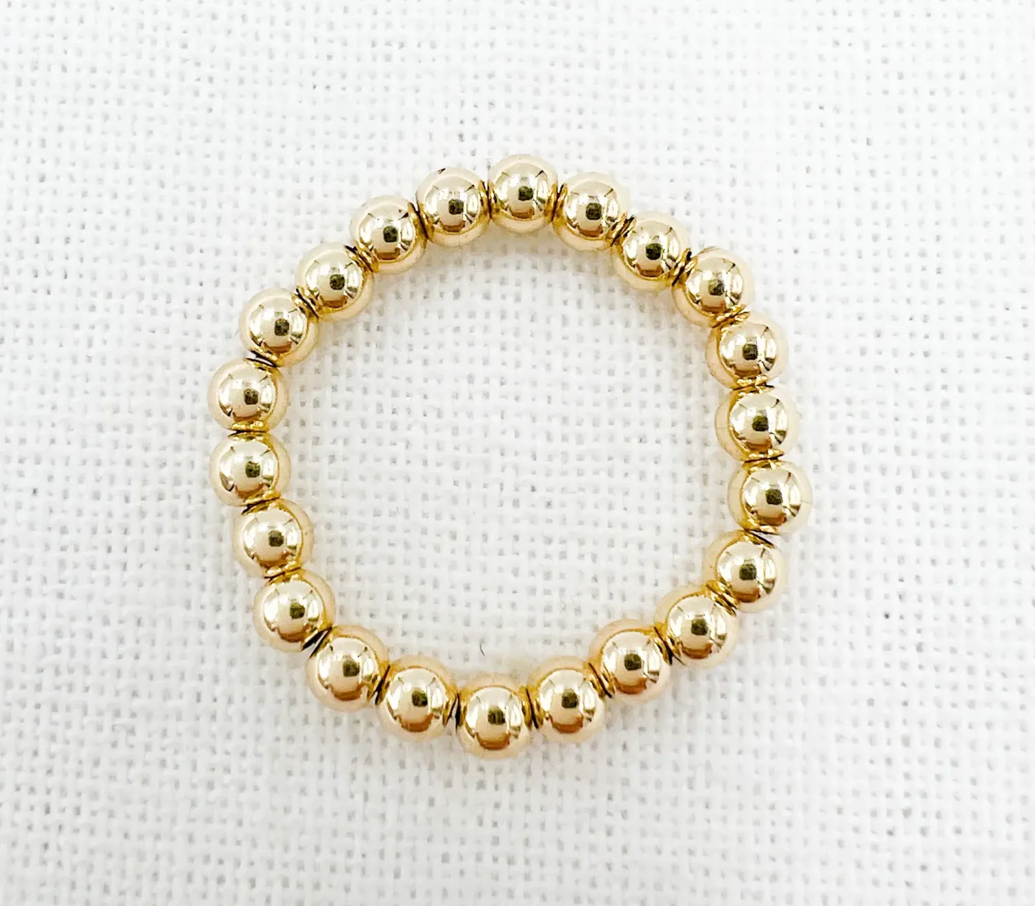 Gold Stacking Ring 3 mm, Size: 6