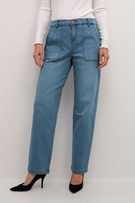 CRStacia Cargo Jogdenim Pant, Color: Maine Blue Denim, Size: XS