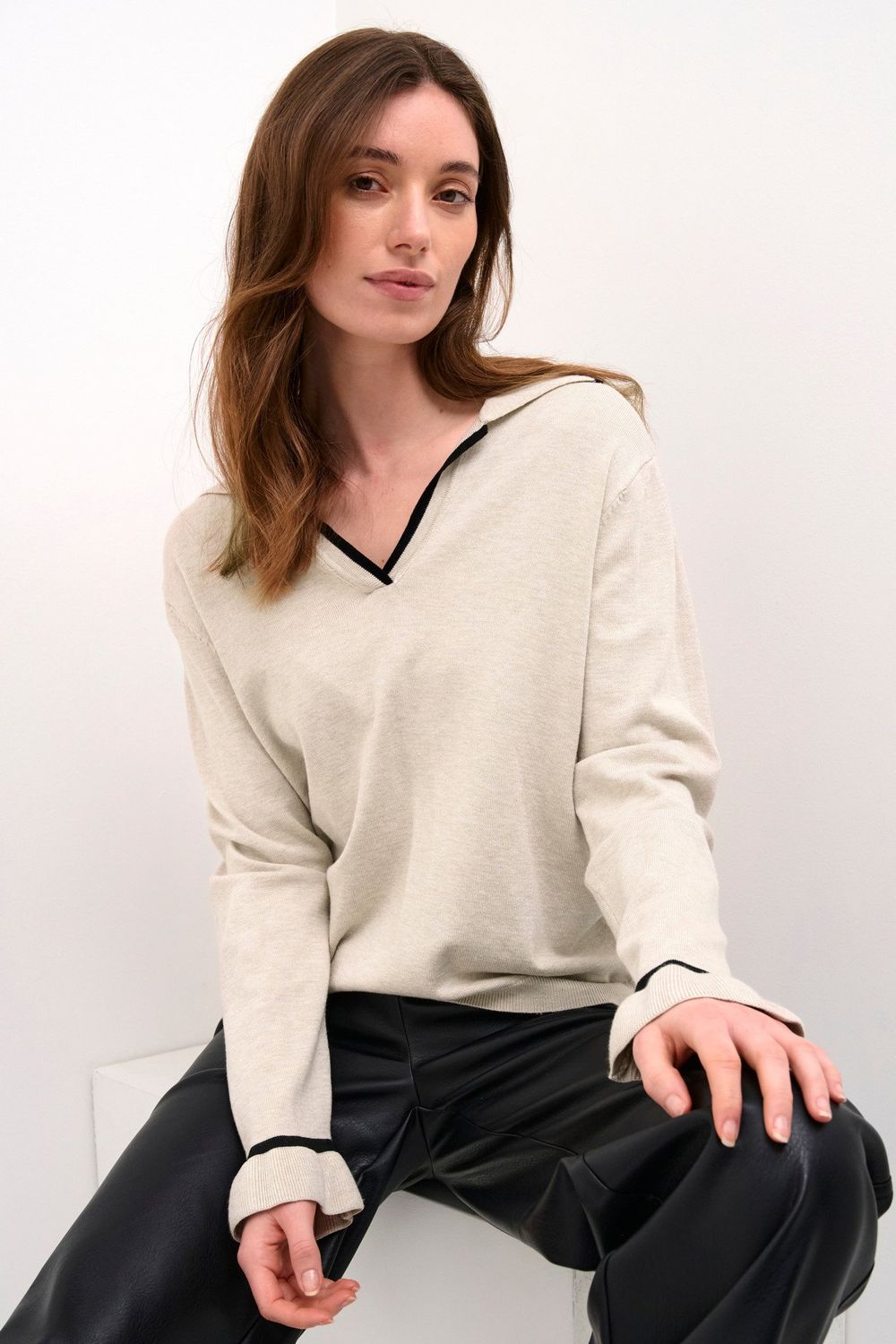 CRVillea Knit Poloshirt