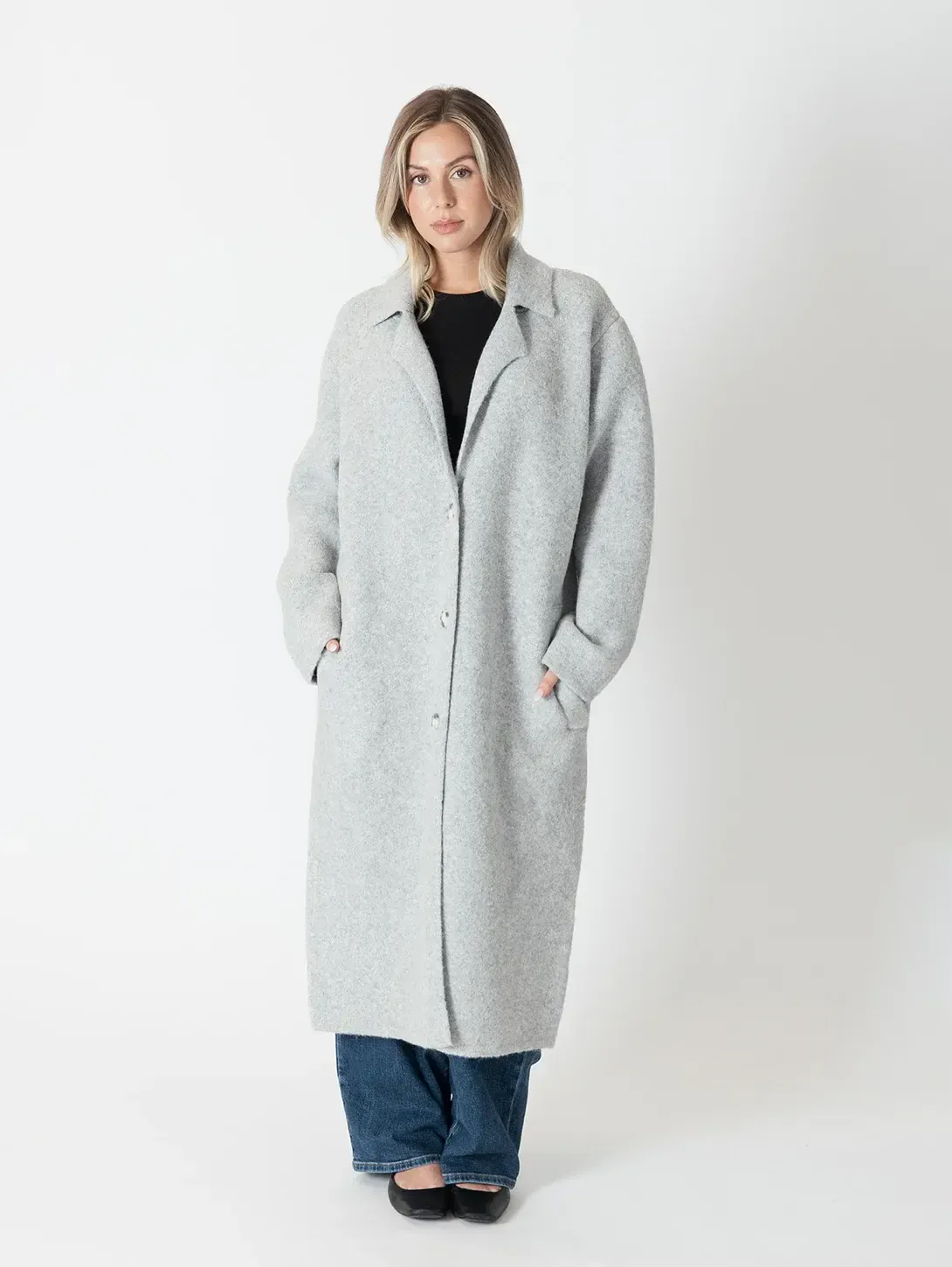 Victoria Coat, Color: LGrey, Size: S