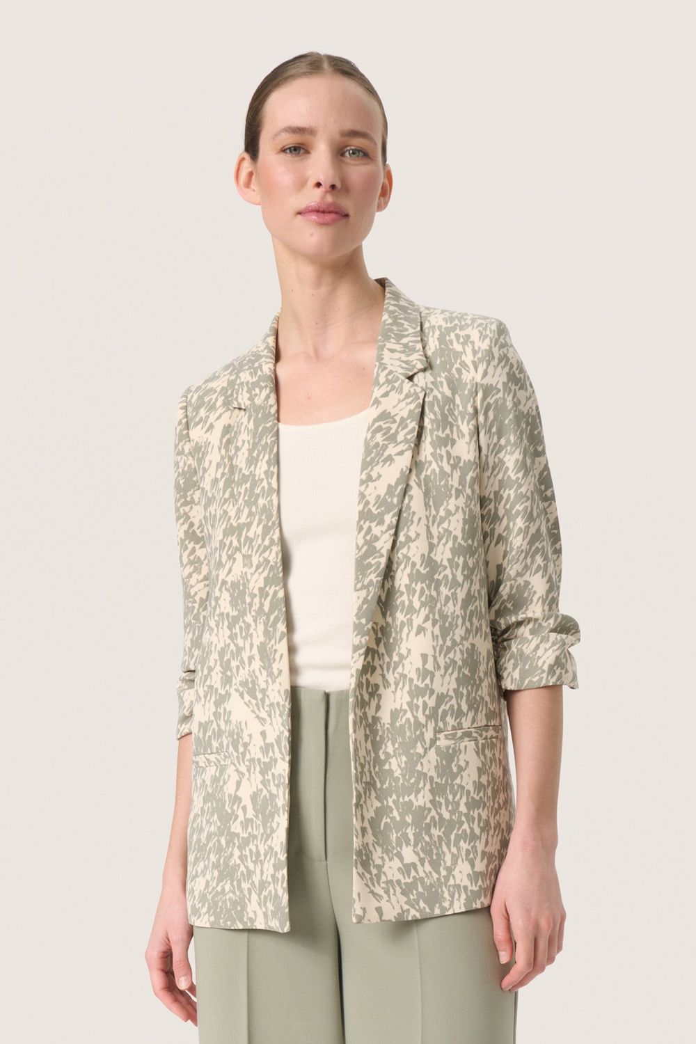 SL Shirley Printed Blazer, Color: Shadow Drop Print, Size: XS