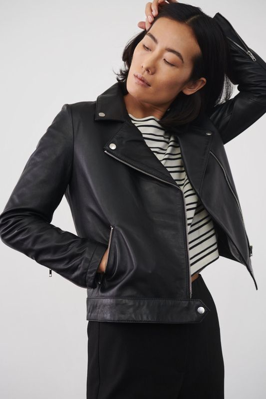 SLMaeve Leather Jacket LS