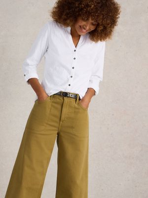 ANNIE BRODERIE JERSEY SHIRT