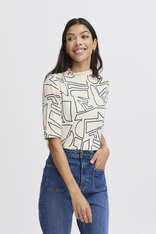 BYSOARA HIGH NECK TEE