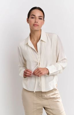 Layered texture blouse
