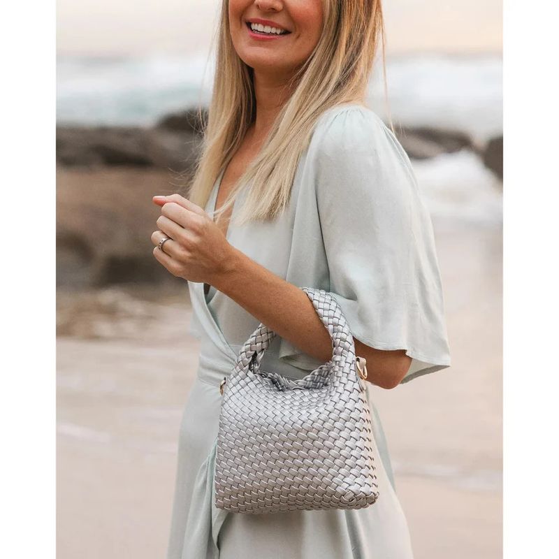 Gabby Mini Woven Crossbody