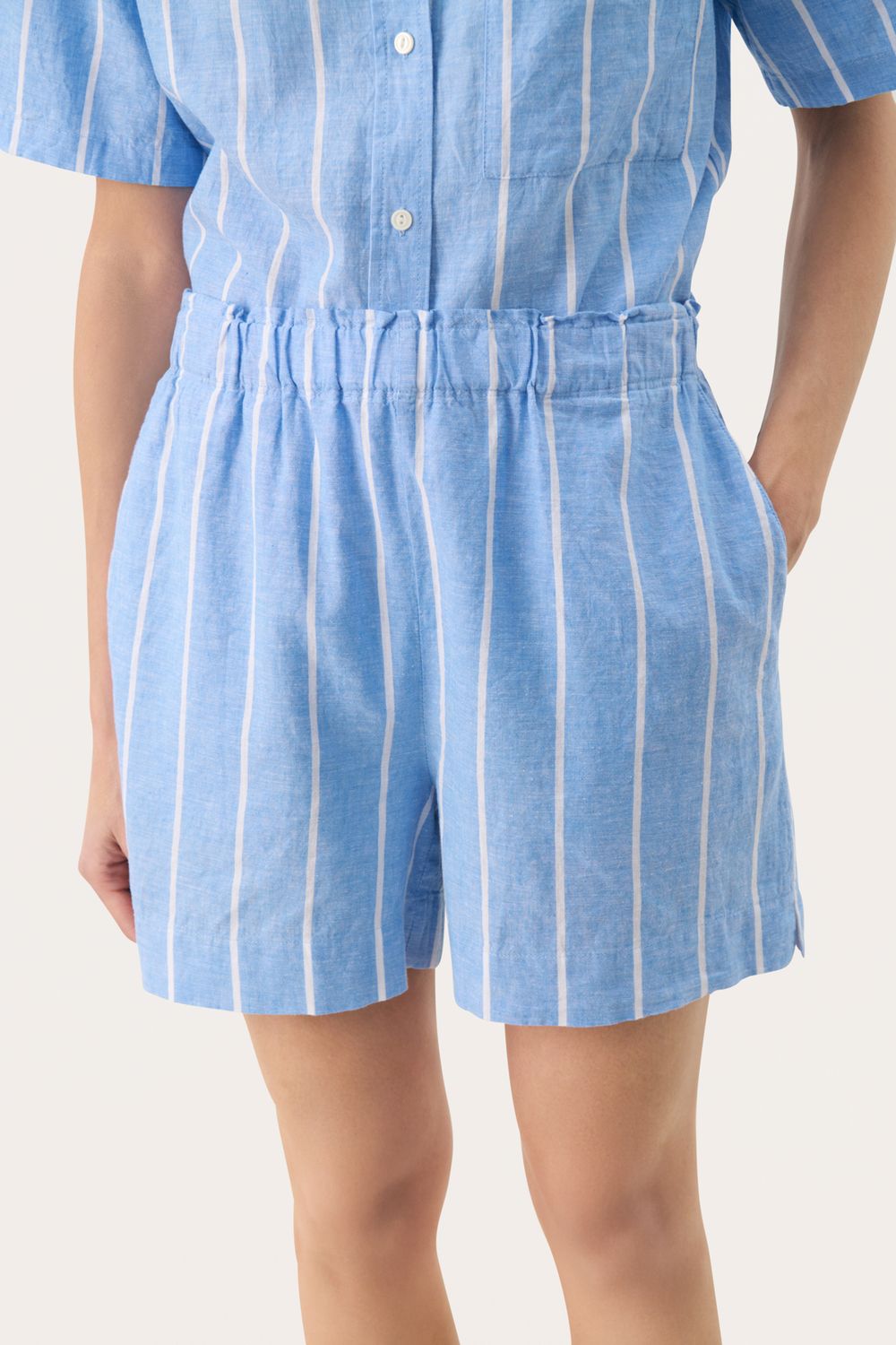 RiggePW SHO, Color: Marina Blue and White Stripe, Size: 34