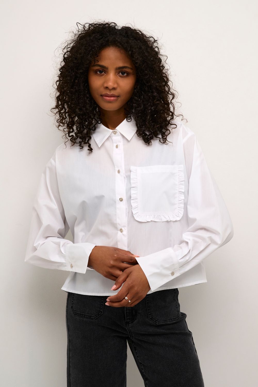 KAemma Shirt, Color: Optical White, Size: 34