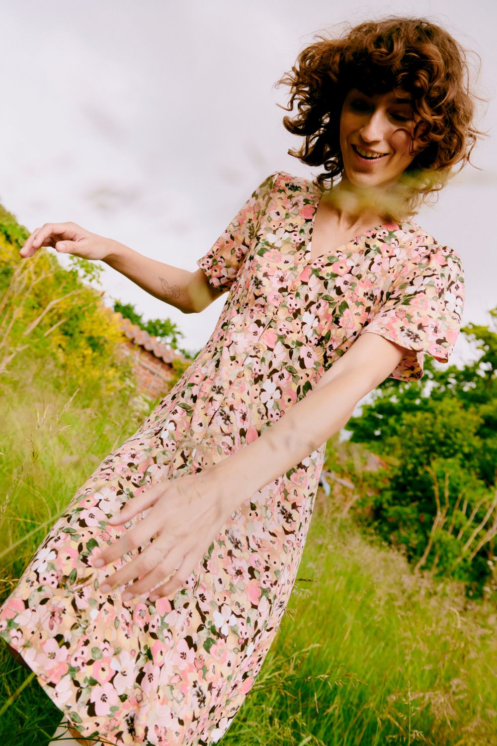 BYMMJOELLA SHORT VNECK DRESS 3 -