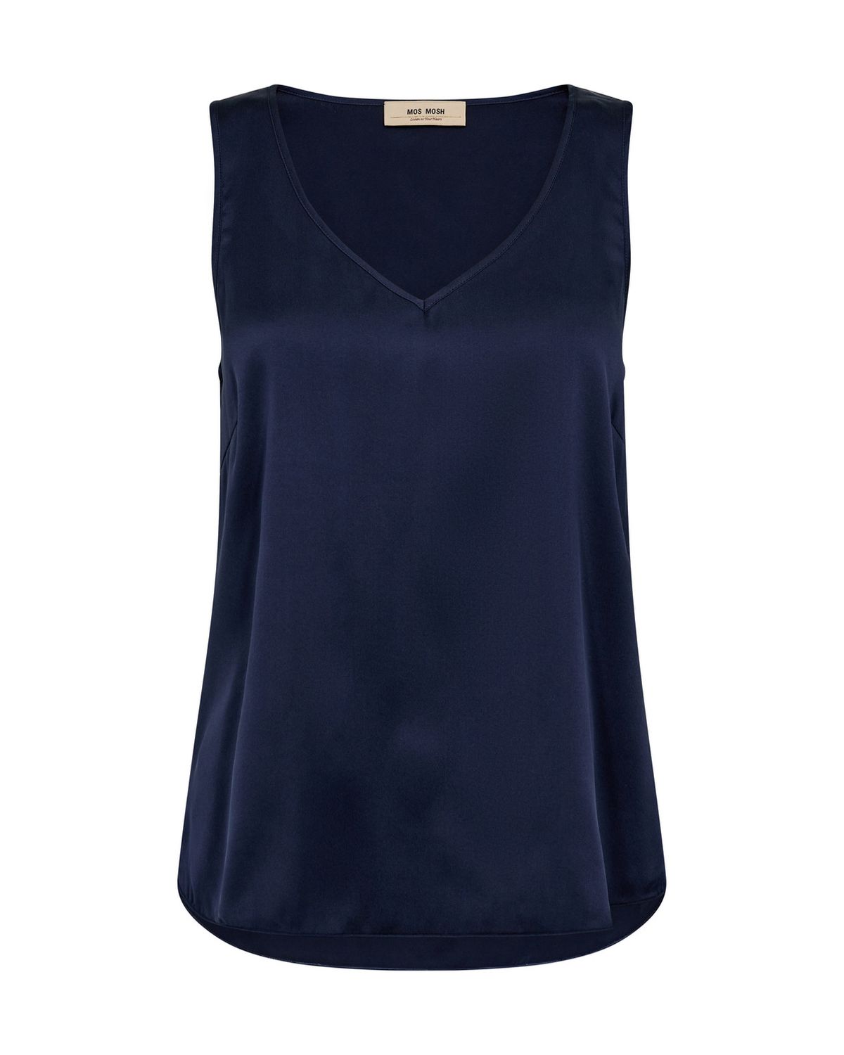 MMAstrid V-Neck Silk Tank Top