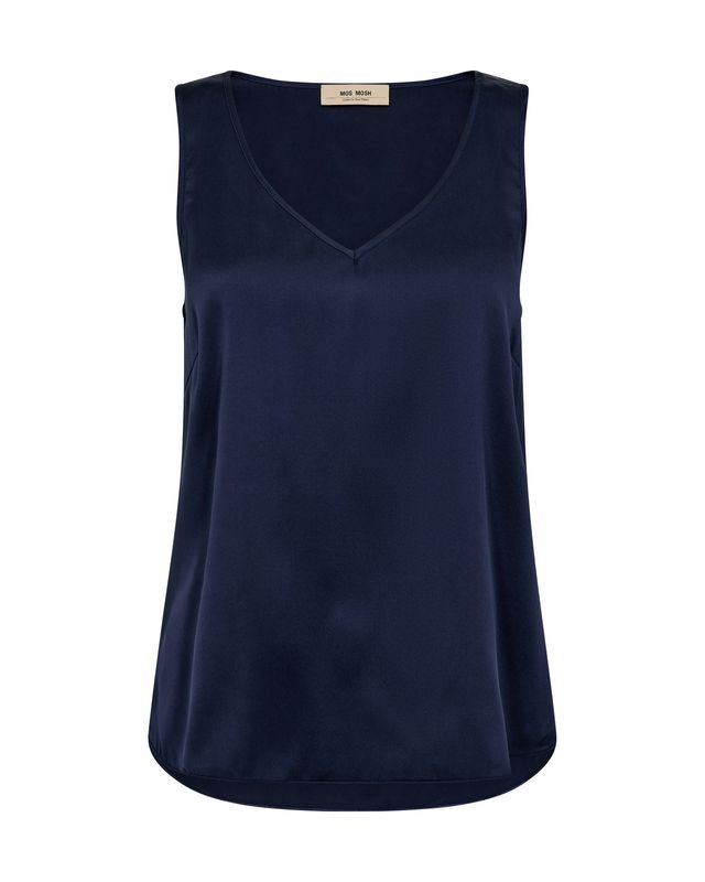 MMAstrid V-Neck Silk Tank Top
