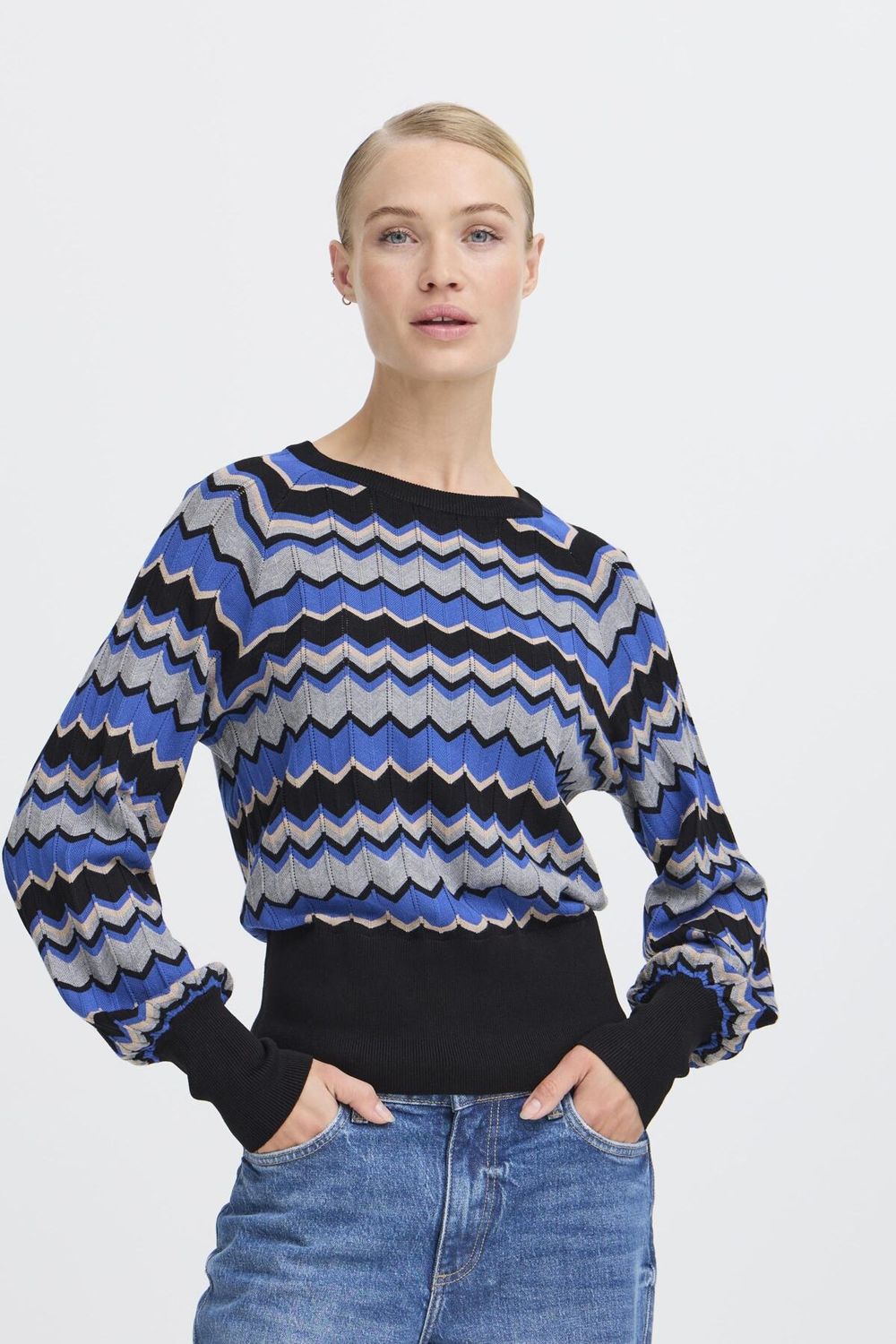 BYMMORLA ZIGZAG JUMPER -