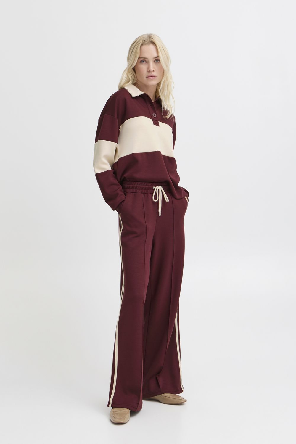 BYPUSTI CONTRAST PANTS