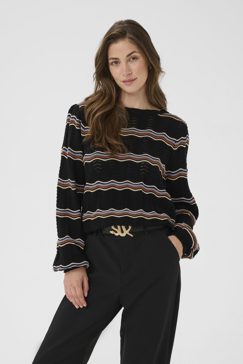 CRWavy Knit Pullover