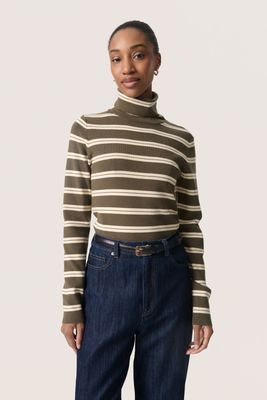 SLSpina Striped Rollneck