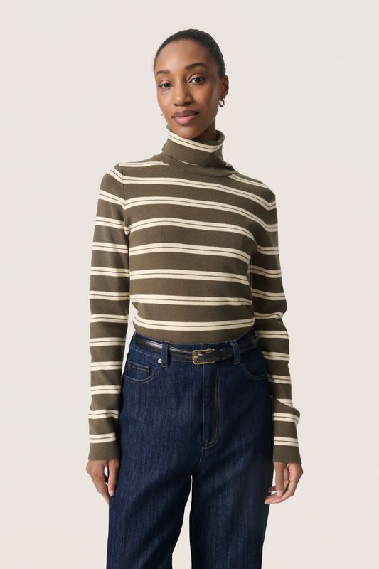 SLSpina Striped Rollneck