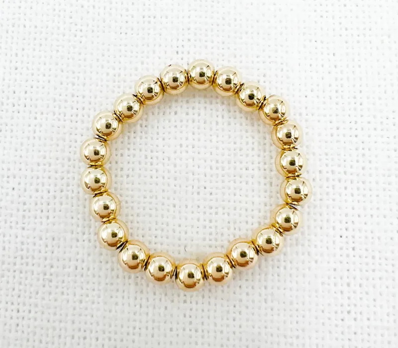 Gold Stacking Ring 3 mm