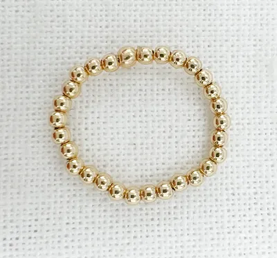 Gold Stacking Ring 2 mm