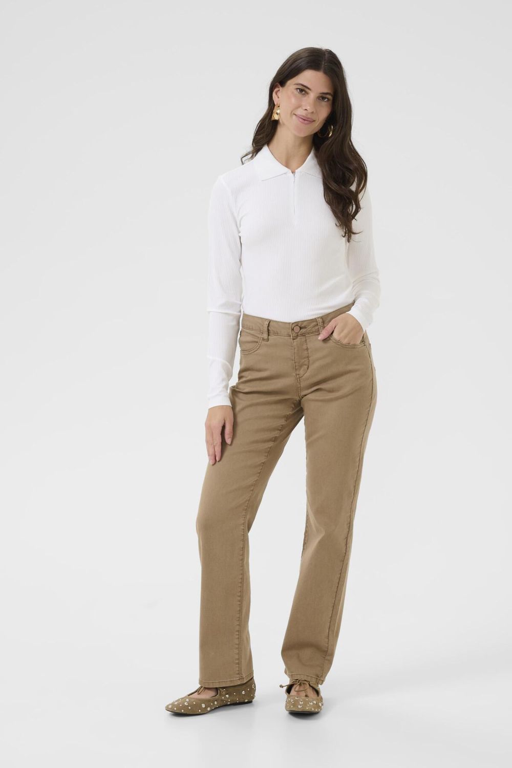 CRSophia LP Straight Twill - Coco Fit