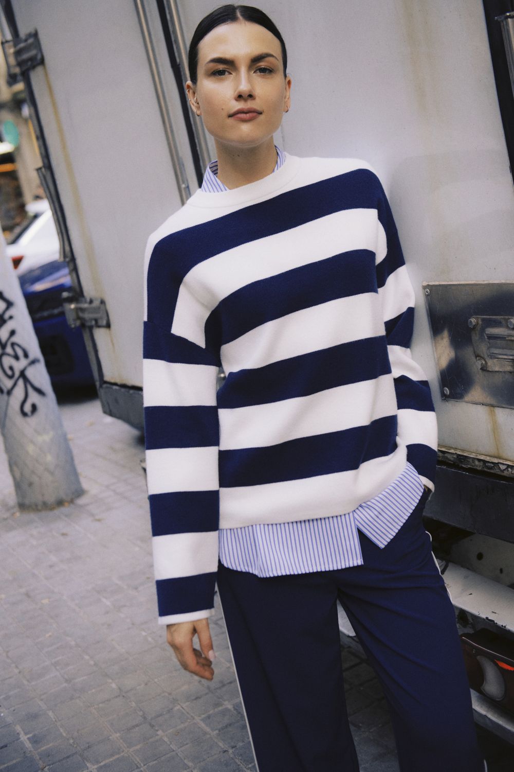 BYOTARI STRIPE JUMPER