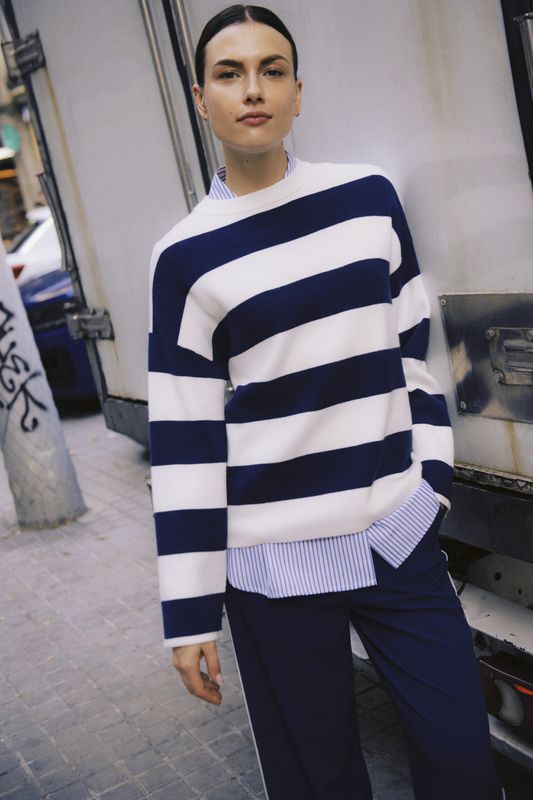 BYOTARI STRIPE JUMPER