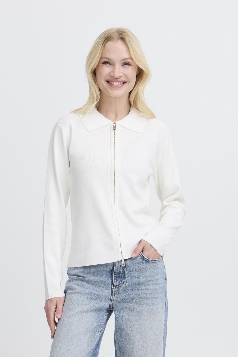 BYMMORLA ZIPPER CARDIGAN 2