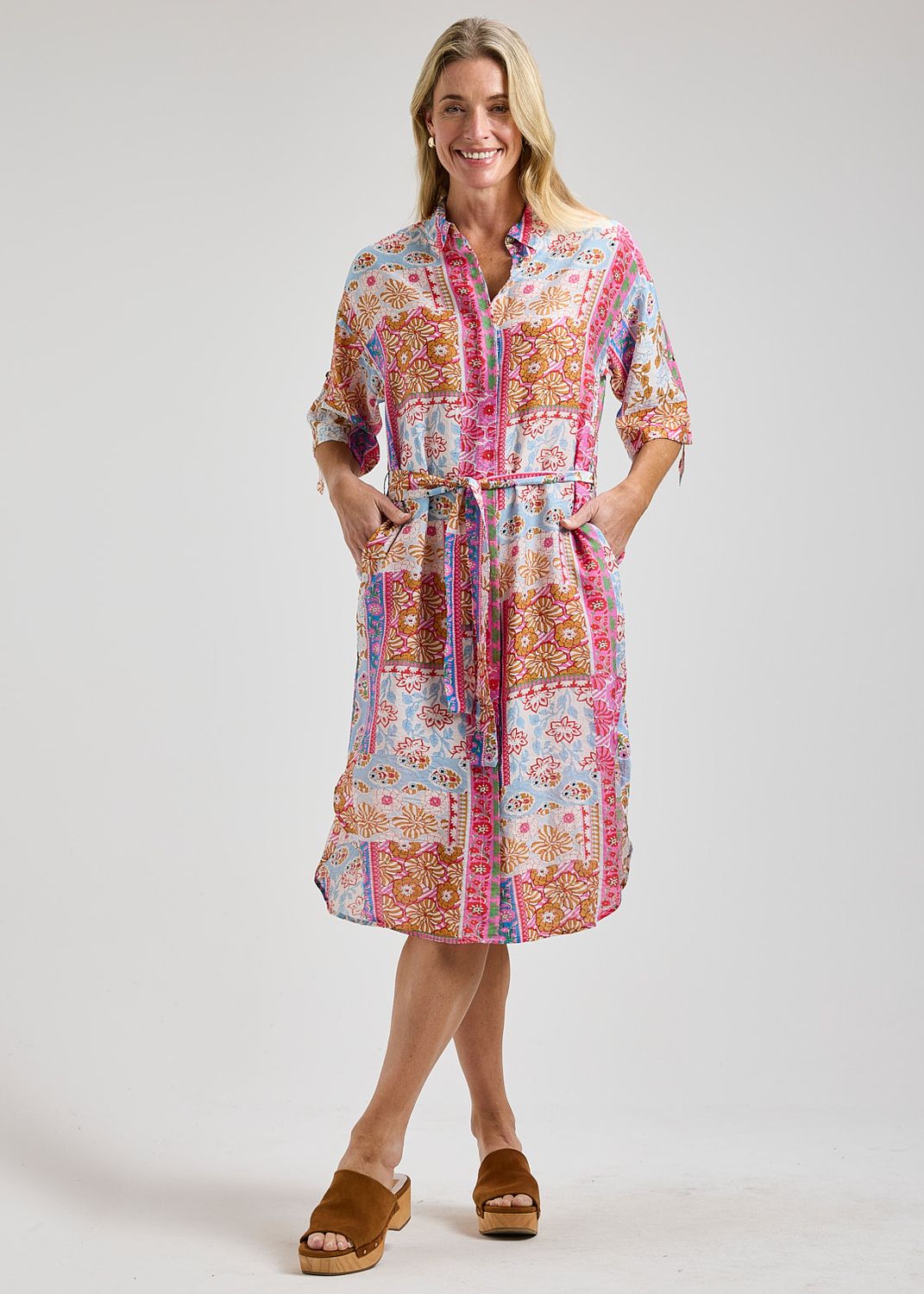 8457 Print Dress
