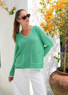 8419 Pocket Sweater
