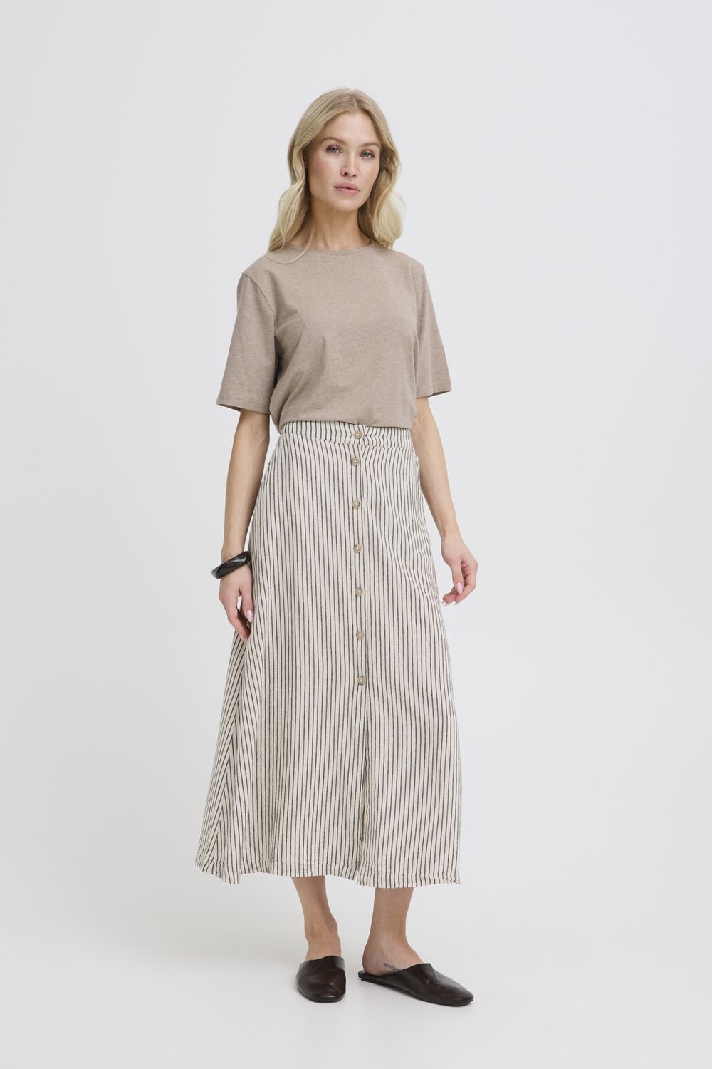 BYFALAKKA BUTTON SKIRT