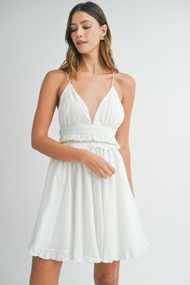 Ruffled Camisole Dress