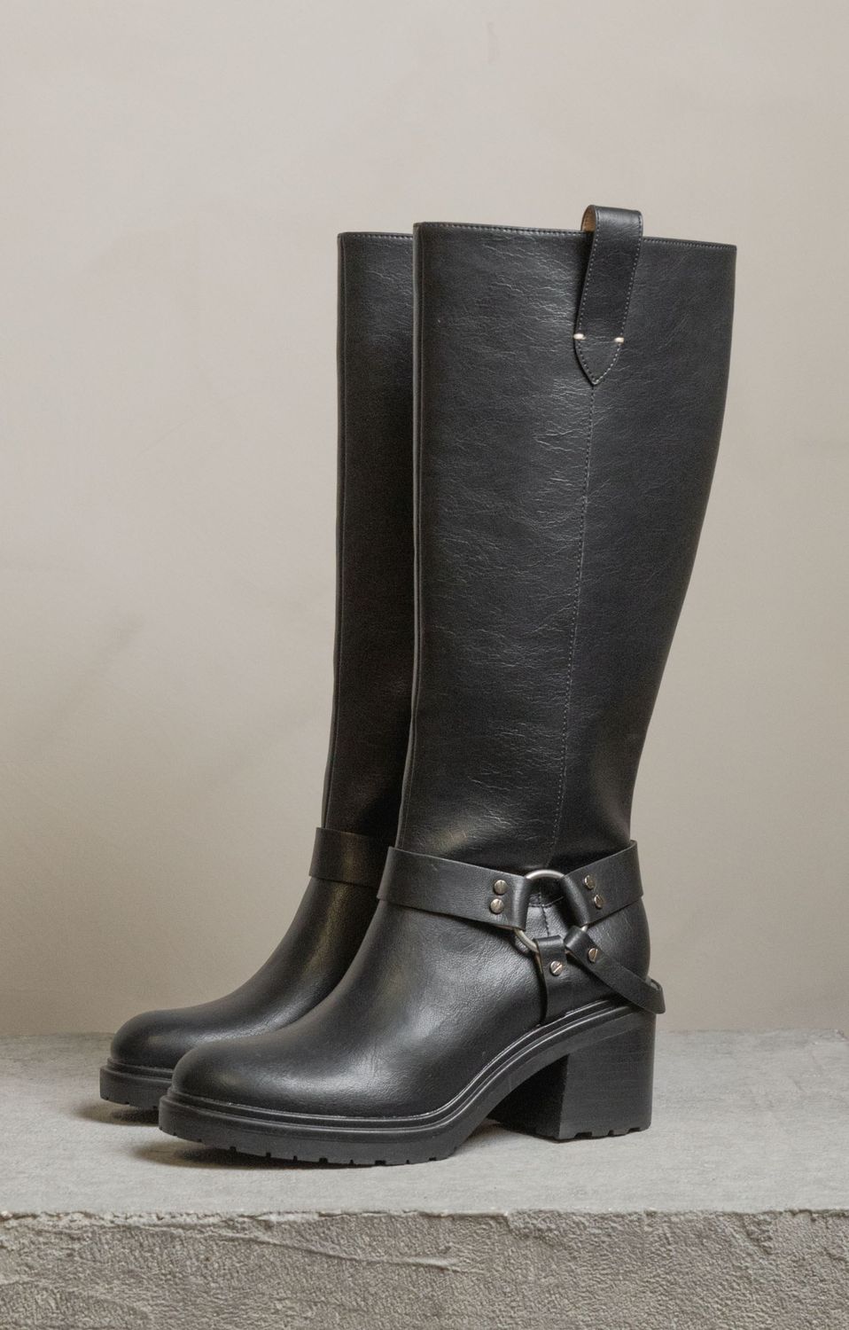 Leanne Moto Knee Hight Boot
