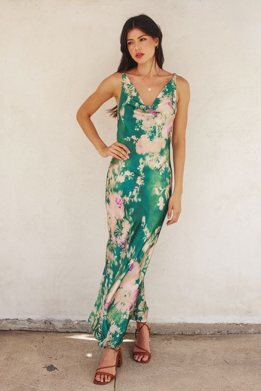 Twisted Strap Maxi Dress