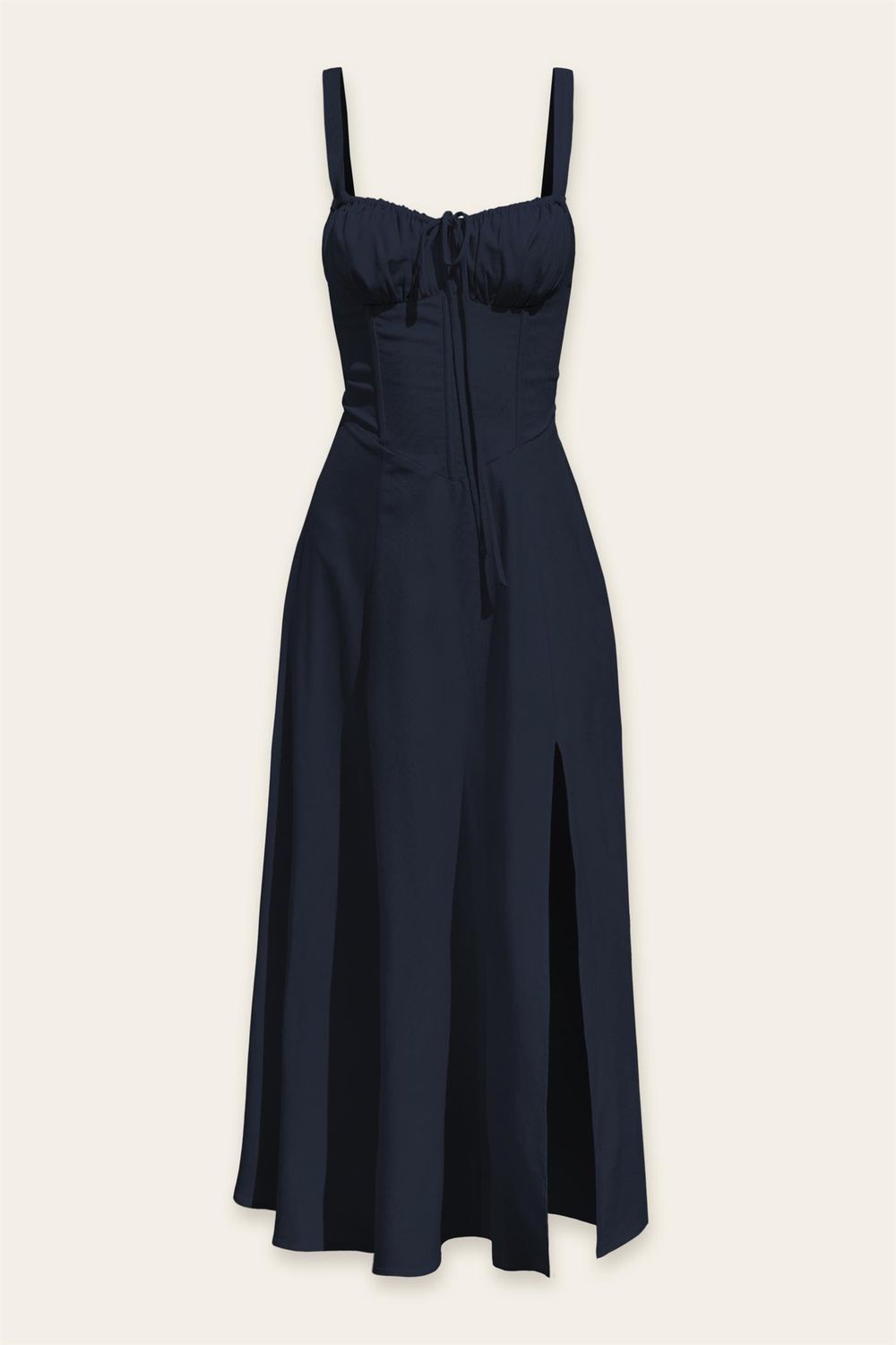Heaven Sent Corset Sweetheart Dress, Color: Navy, Size: Small