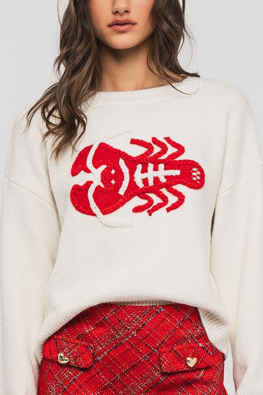 Lobster Knit Sweater