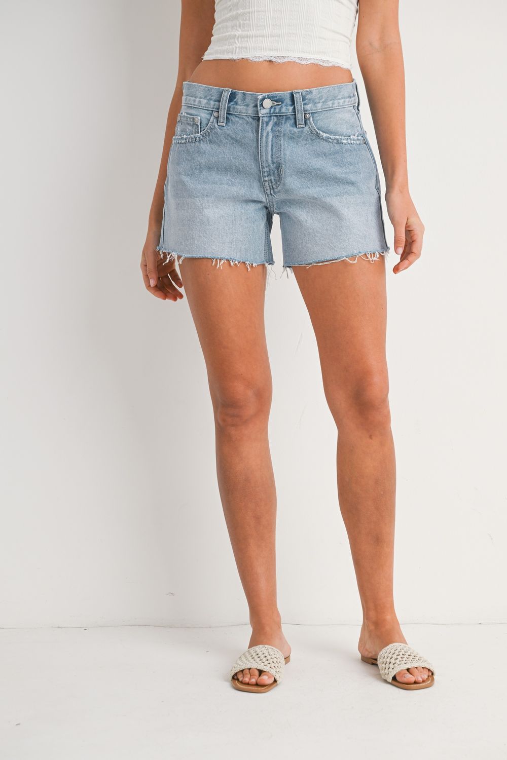 Low Rise Relaxed Shorts