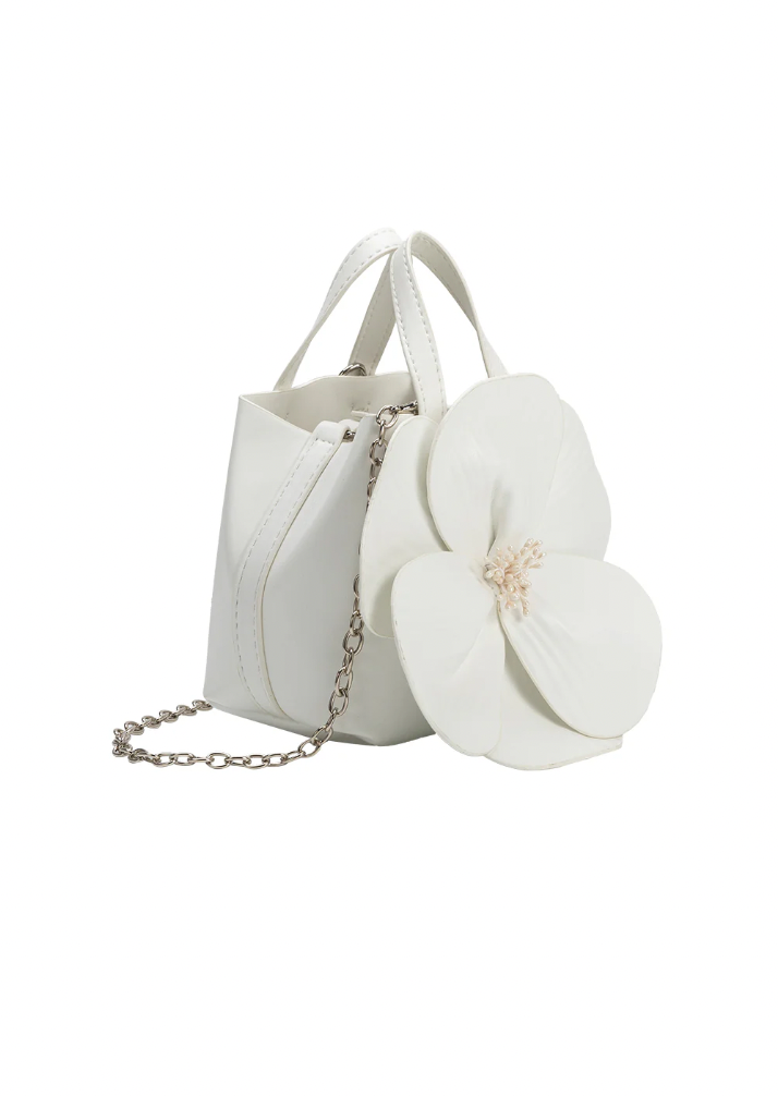 Monroe Flower Top Handle Bag