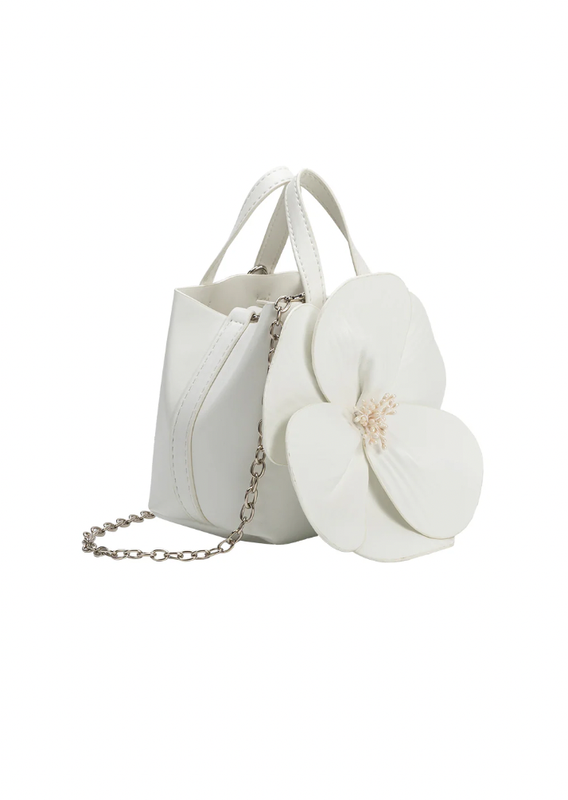 Monroe Flower Top Handle Bag