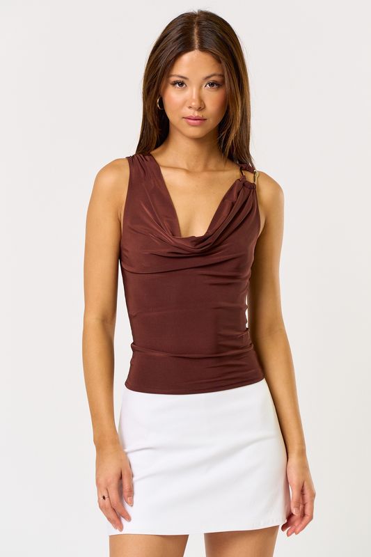 Metal Trim Cowl Top